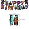 34 peças Suprimentos de Festa Five Nights at Freddy's incluem Topper de Bolo Balão Banner