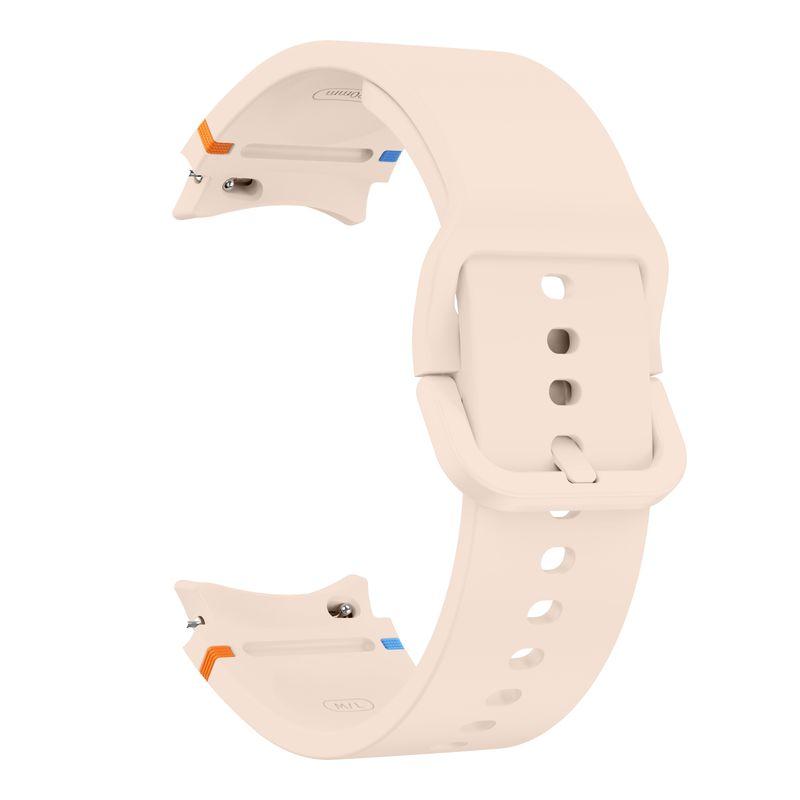 

Ремінець для Samsung Galaxy Watch 4 40/42/44/46 мм ремінець Full Cover М який браслет для Galaxy Watch 5 6 7 40 мм 44 мм ремінець Galaxy Watch 6 5 4 рожевий