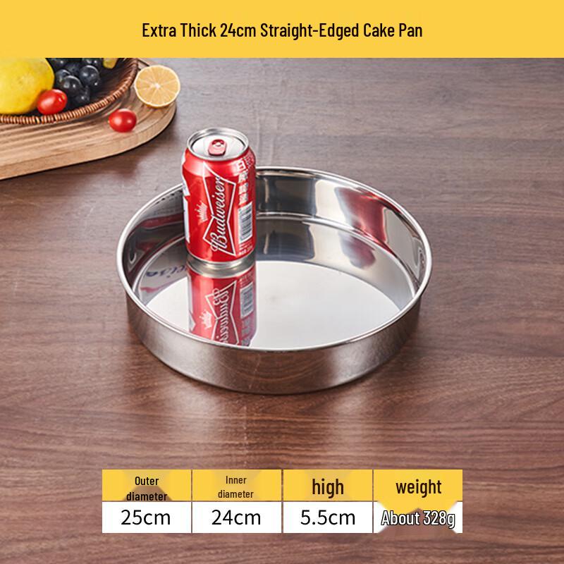 Wuhe Extra Thick Stainless Steel Round Plate