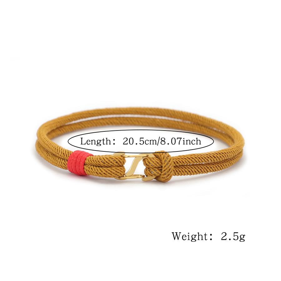A Grade 3mm Thin Rope Bracelet For Men Stiainless Steel S Buckle Pulseiras Masculina Locomotive Cool Riding Hand Accessories