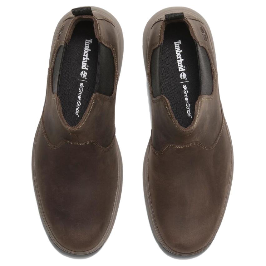 Timberland Atwells Ave Comfortable Versatile Short Chelsea Boots Men Boots Dark-Brown A41G7W01