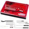 23 Pieces Professional Paint Spray Gun Cleaning Set with Case for HVLP Paint Guns, Plug-In Filters (601S) Compressed Air Tools and Airbrush