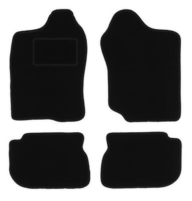 Μαύρα βελούδινα πατάκια για: Suzuki Jimny SUV (1998-2007)