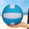 PVC Soft Volleyball - Size 5, Machine-Sewn for School Competition and Training