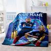 Couverture Personnalisée Texte Mbappé Cadeau Couverture Personnalisée Couverture Ultra Douce Pour Sieste Canapé Lit Bureau Quatre Saisons Universelle