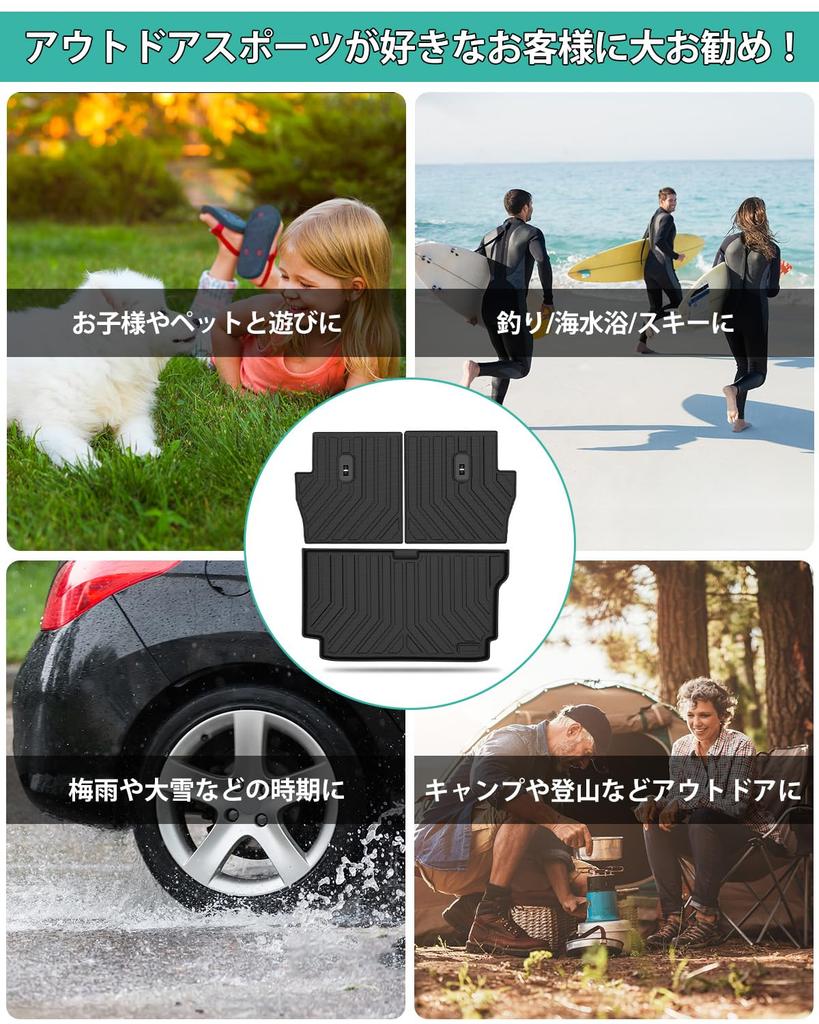 Mixsuper Jimny Nomad JC74W Luggage Luggage Trunk Nomad Seatback Car 3D Luggage Custom 3D Molded Cargo TPE Luggage Storage 5-Door Mat, Tray, Mat, Mat,