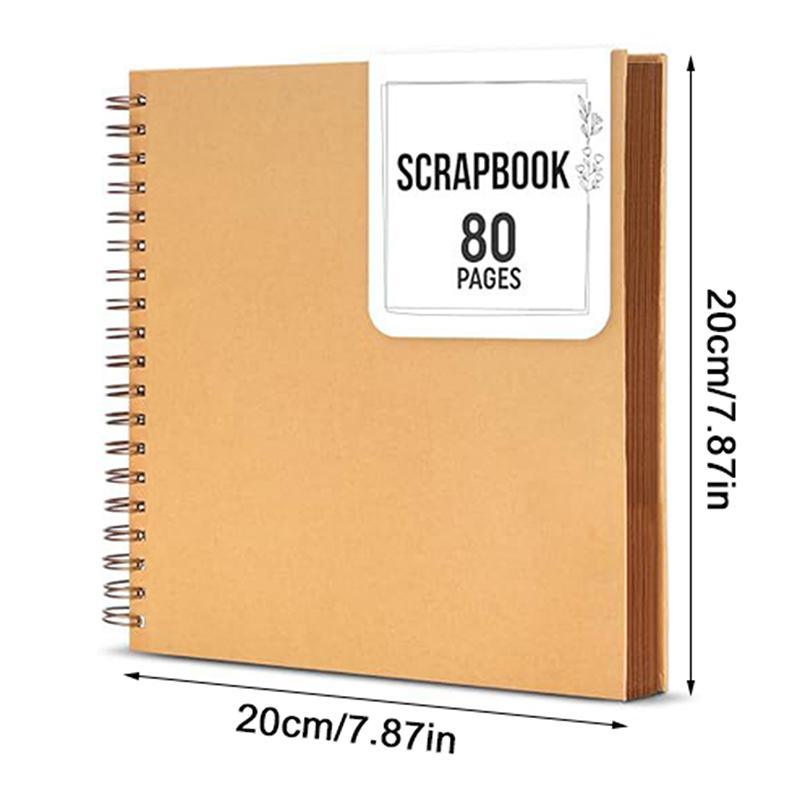 80 Pages Diy Craft Album Scrapbooking Paper Picture Album For Wedding Anniversary Gifts Po Albums Scrapbook