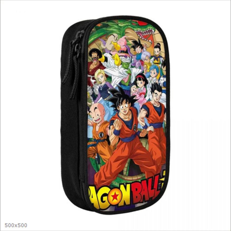 Dragonball Single-Layer Pencil Case Vertical Square Children'S Stationery Case Polyester Pencil Case