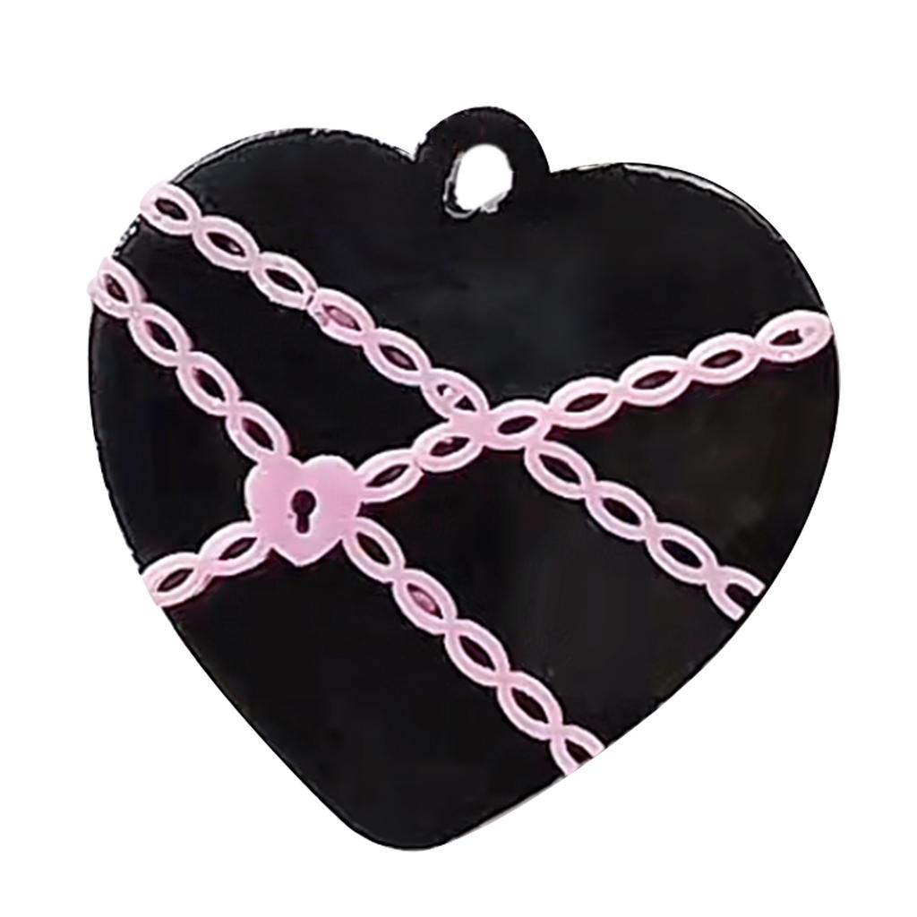 Keychain Silicone Mold Chain Heart Silicone Mold for Car Pendant Home Decor Crystal Epoxy Resin Mold Jewelry Making Mold