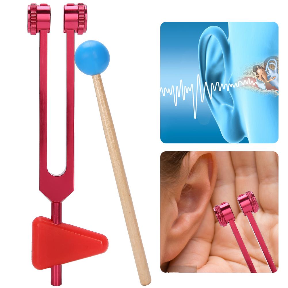 Aluminum Alloy Tuning Fork Sound Healing Therapy Tuning Fork with Hammer for Healthy Care