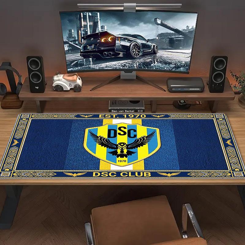 DUHOK SC Logo Color Mouse Pad Large Gaming Table Cushion Non-slip Laptop Tablet Big Mousepad XXL Mat Mini PC Playmat With Lock Edge