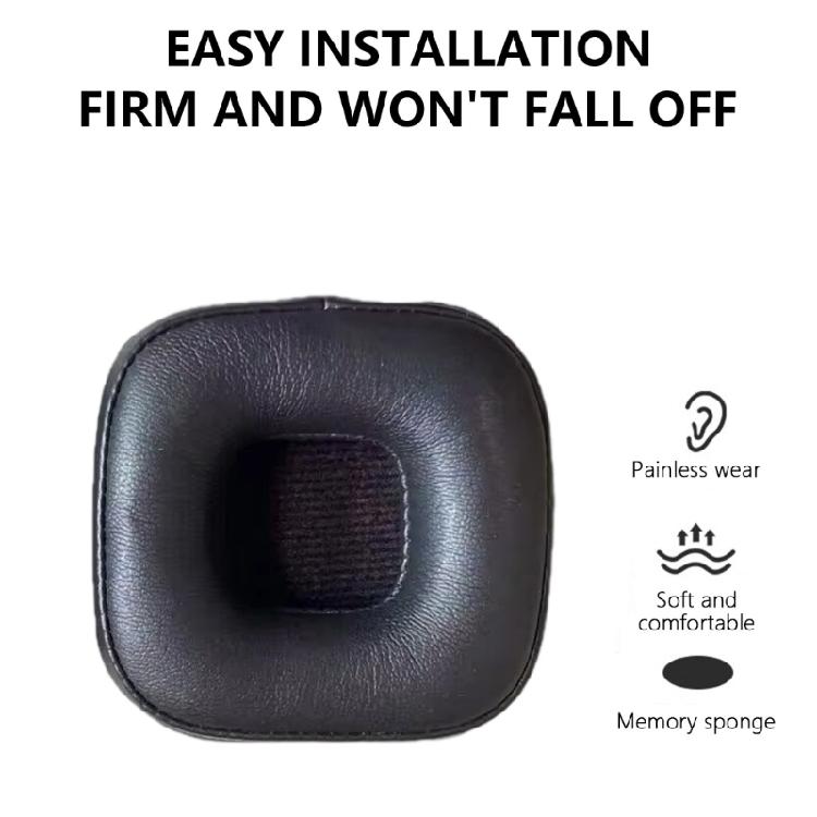 Headphone Replacement Earpads With High Density Foam Soft Protein Leather Ear Cushions for  4 Headphone Earcups