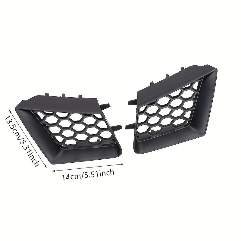 2 Replacement Matte Black Upper Front Bumper Grille for Left and Right Sides Seat Ibiza Cordoba 1.59gal 2002-2009