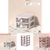 Cartoon Bunny Plastic Drawer Organizer With Dividers For Jewelry And Cosmetics Storage