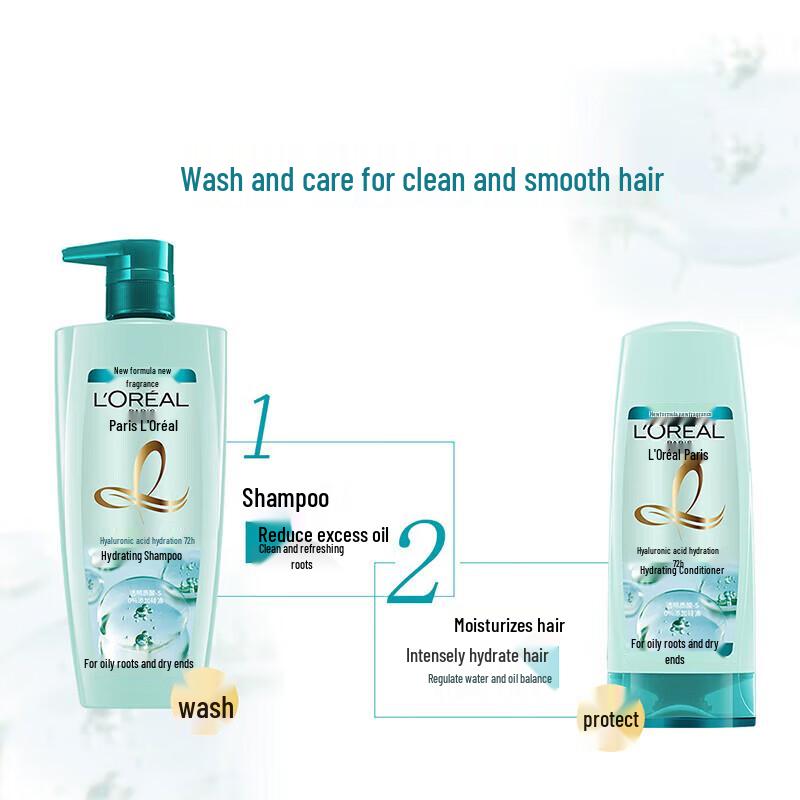 L'Oréal Oil Nourishing Silicone-Free Hydrating & Volumizing Hair Care Set