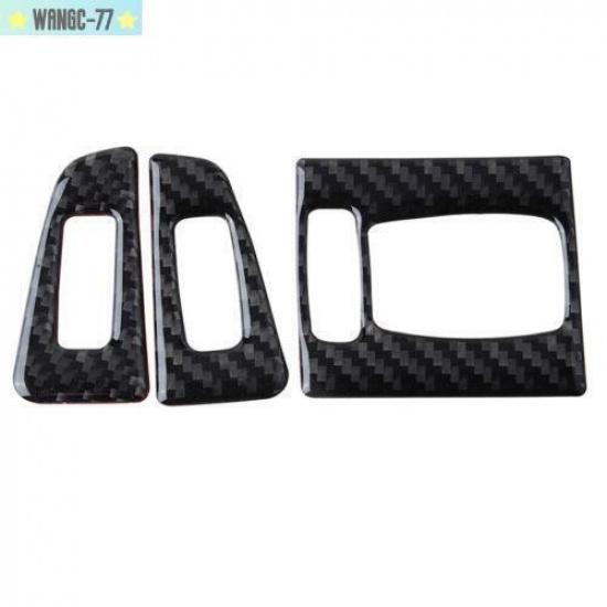 Carbon Fiber AC Outlet Control Vent Sticker Interior Cover Trim For BMW 3 4 F30