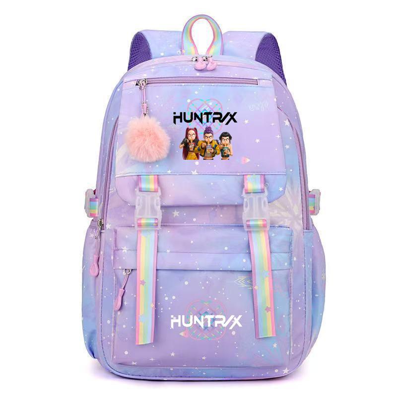 Cute Anime Kpop Printed Backpack Large Capacity Travel Bag for Teenager Girl Boy Bookbag Kid Gift Mochila