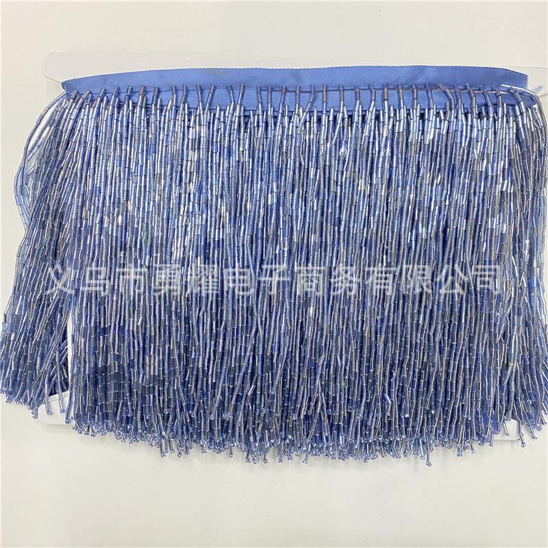 15Cm Wide Bead Fringed Row Beard Lace Garment Decoration Diy Sewing Textile Accessories