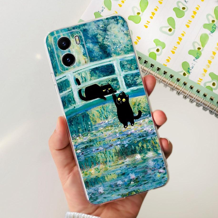 For Vivo Y15s Y15A Y15C Case V2134 V2120 V2147 V2139 Popular Flower Slim Soft Silicone Clear Back Cover For Vivo Y01 V2166 Funda