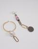 803Studio Asymmetrical Ring Drop Earrings