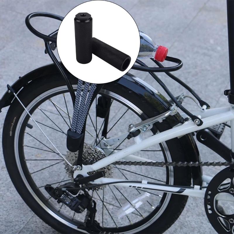1Pair Extended Bicycles Rear Foot Peg Bike Rear Pedals Lengthened Rear Wheel Foot Bar For Stable And Comfortable Cycling