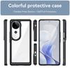 For Vivo V40 Pro Case Vivo V40 V40 Pro 5G Cover Funda Luxury Clear PC + TPU Silicon Shockproof Phone Back Cover For Vivo V40 Pro