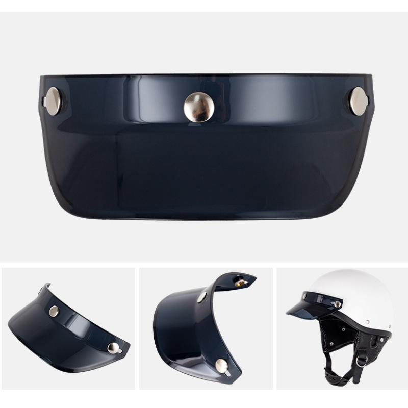Universal Windproof Flip Wind Shield 3 Snap-Button Helmet Visor Motorcycles Accessories For Open Face Motorcycles Helmet