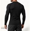 Maglie compressive a maniche lunghe da uomo Traspiranti Elastiche Palestra Sportive Strato di base
