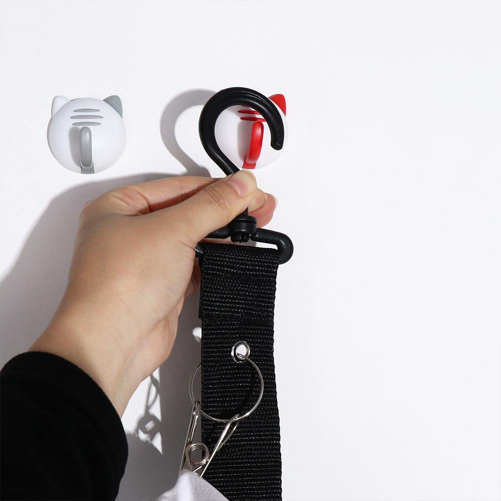 Black Hat Storage Rack With 8 Clips Hanging Hat Storage Hanger Caps Vertical Shelf Rack  Bags