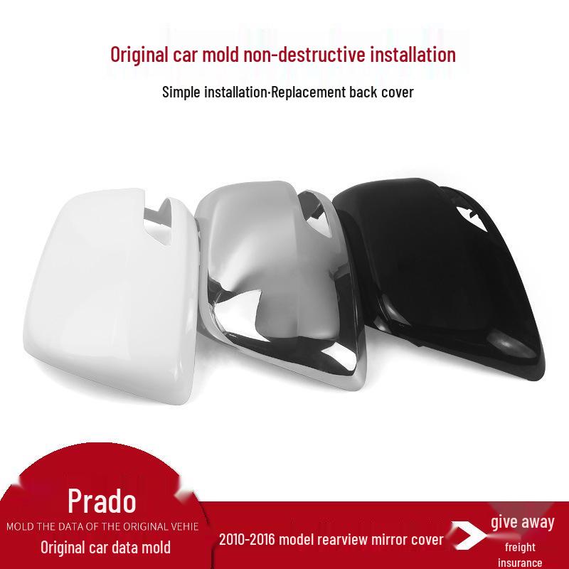 

Хромированная накладка на зеркало заднего вида для Toyota Prado (2010-2019 гг.) Unpainted - Driver (Left)