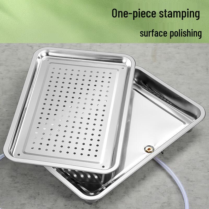 Cha Xun Tea Tray with Drain Pan