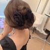 Elegant and gentle rose floral mesh double-sided hair clip with a high-end, fashionable hair accessory for women