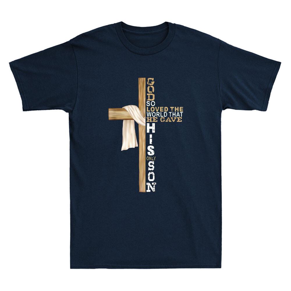 Christian Believer Religious Pastor Bible Scripture Quote Vintage Men s T-Shirt M