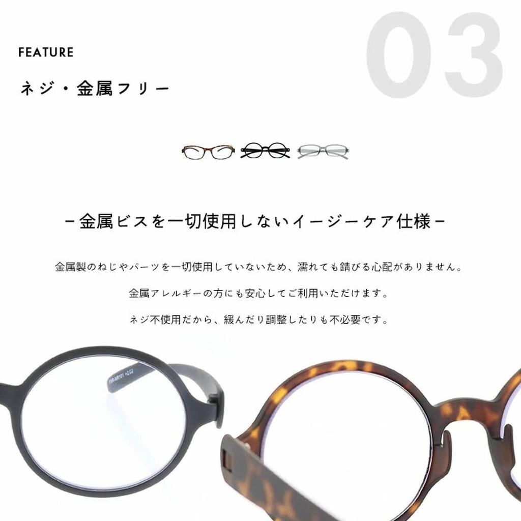 Byen Snapglass Round Matte Demi +2.50