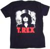 Vtg Marc Bolan T. Rex Band Short Sleeve Cotton Black T Shirt Unisex S-5XL