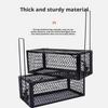 Smart Self-locking Mousetrap Safe Firm Iron Net Household Mouse Catcher Metal Reusable Humane Indoor Outdoor Rat Trap Rat Cage