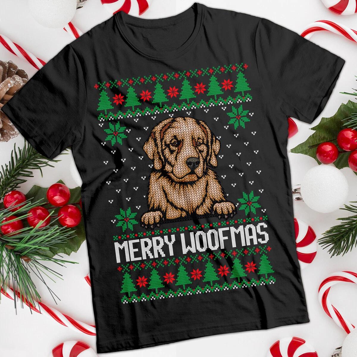 Ugly Christmas T-Shirts Labrador Funny Mens and Womens Tee #MC XL