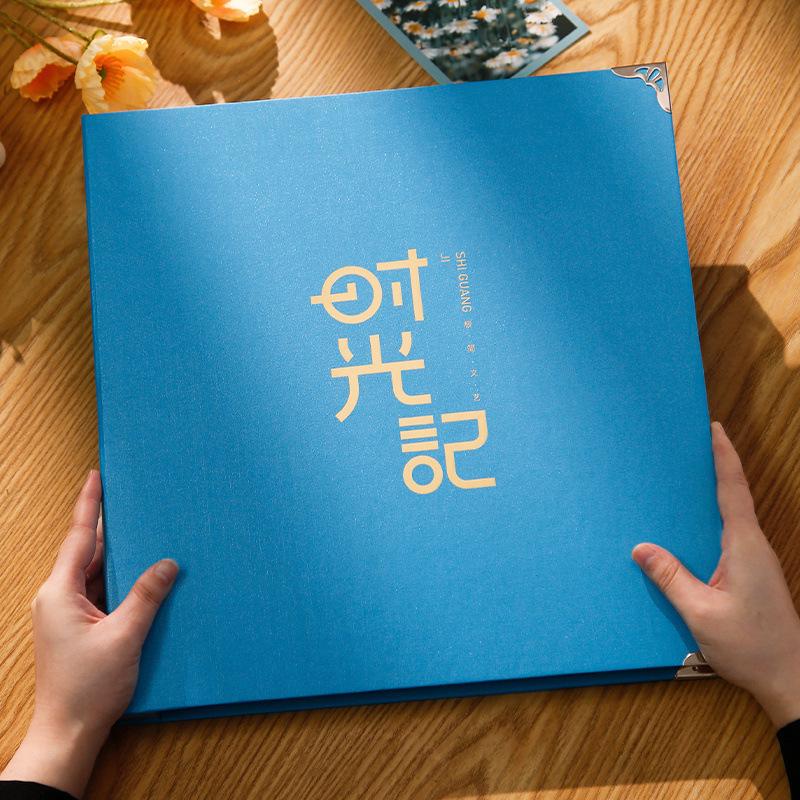 Álbum de Fotos Autoadhesivo Hecho a Mano de Gran Capacidad para Recuerdos Familiares y de Bebé