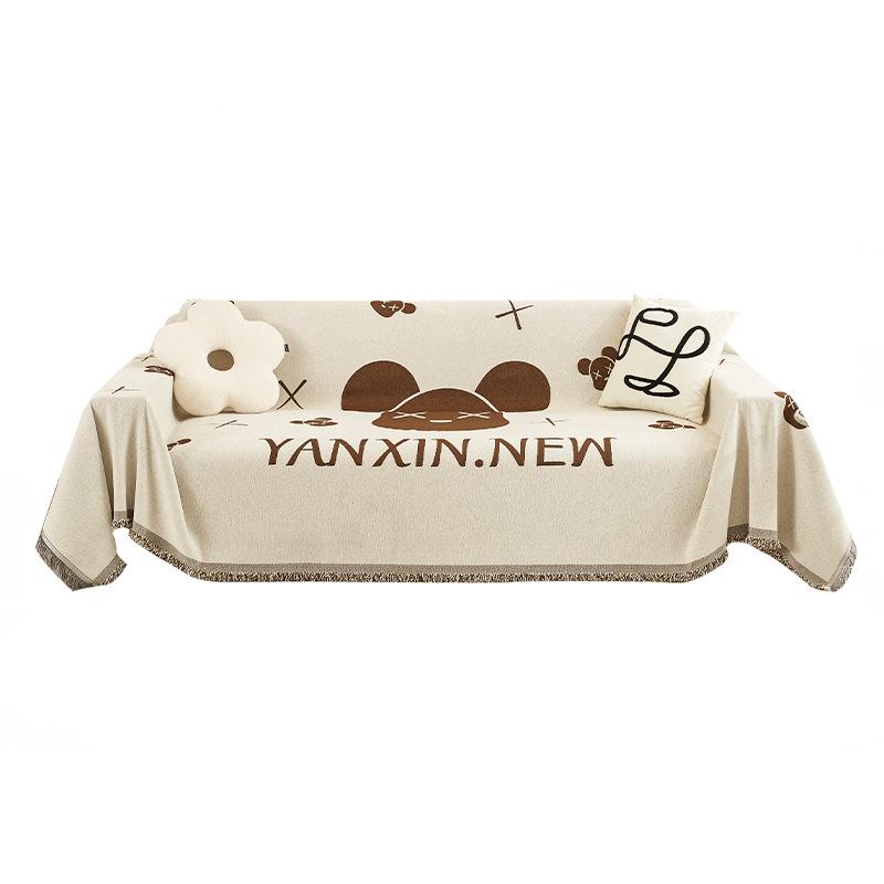 Cartoon Chenille Sofa Cover Four Seasons Universal All-Inclusive Universal Cover Anti-Scratching Sofa Cover Towel