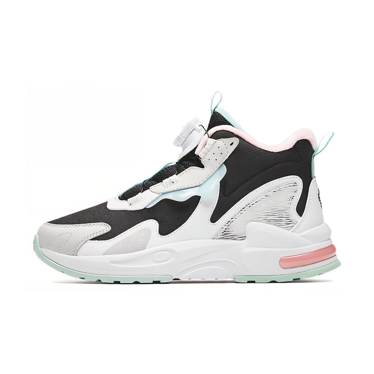 

Anta Детские повседневные туфли с круглым носком, амортизирующие, износостойкие, детская обувь, черно-белые 322346915-3 35