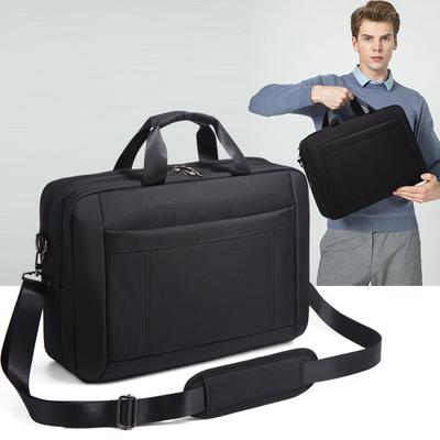 Erkekler için Laptop Çantası İş Basit Omuz Crossbody Çanta Evrak Çantası