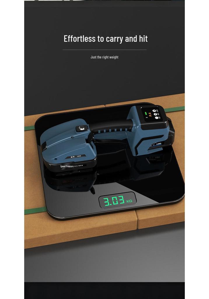 Fully Automatic Handheld Electric Strapping Machine for PET/Steel/Plastic Straps