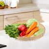 Bamboo Basket Woven Large Capacity Fruit Storage Kitchen Home Decor Serving Container Handmade Food Holder