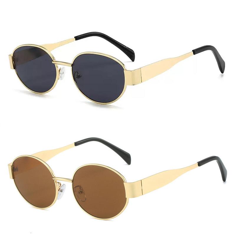 

2PCS Vintage Round Metal Sunglasses Women Men Retro Fashion Brand Sun Glasses Outdoor Driving Fishing Male Female Glasses UV400