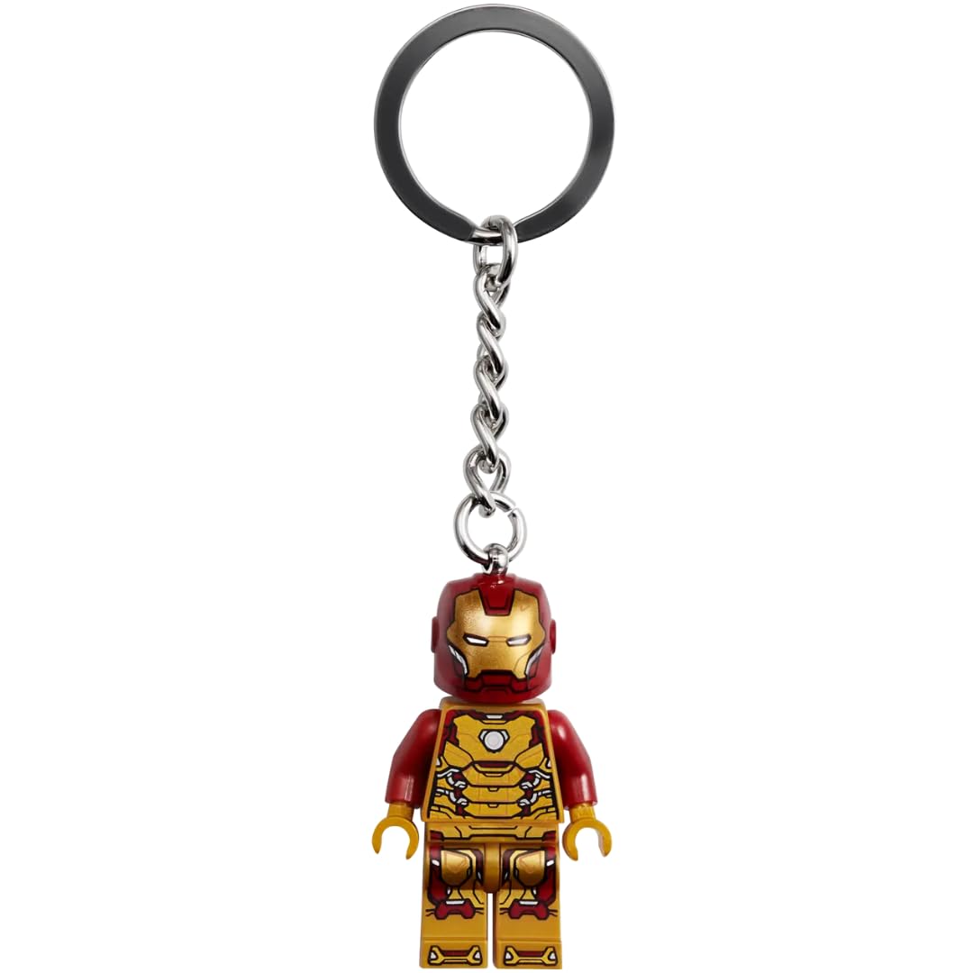 [LEGO] Брелок-минифигурка Железный Человек, Возраст 6+, Разноцветный 854240