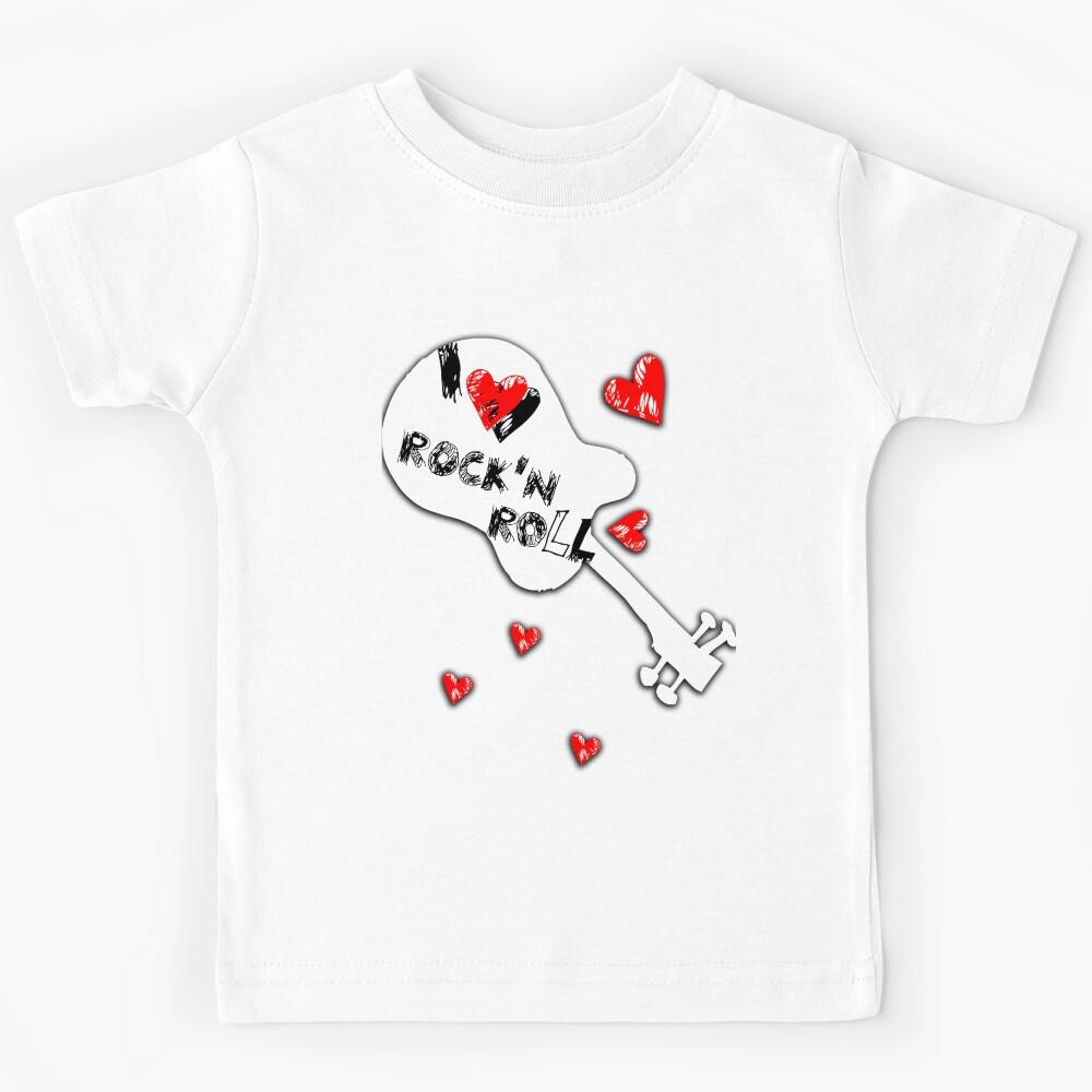 Rock`n Roll, Guitar, funny Kids T-Shirt 120