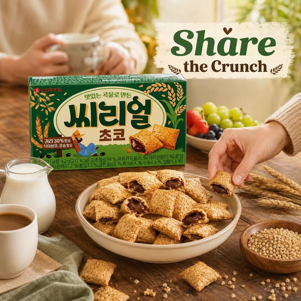 Lotte Buckwheat Compound Chocolate Coated Biscuits 42g