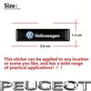For Volkswagen iro23D Epoxy Car Interior Exterior Decoration Sticker For VW GTI Polo Golf Passat B6B7 Tiguan Arteon CC Taigo Caddy Jetta Tire Valve
