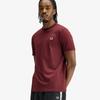 Fred Perry [Sport] Ringer T-Shirt - Oxblood Afpm2613519-K22