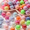 10/20/30pcs 15.5mm acrylic beads Ab colored beads round beads multi-color acrylic beads bracelet necklace earrings jewelry making